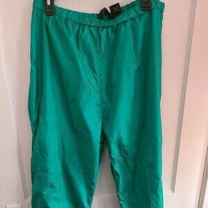 Eddie Bauer Outdoors Packable Nylon Windbreaker Sac Pant Men’s L emerald green J
